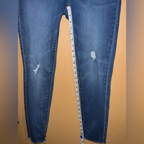 a.n.a Womens Mid Rise Ripped Jegging - Picture 4 of 5